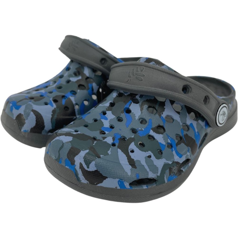 Joybees | Boy's Bailey Slip On Shoes | Blue Camo | Various Sizes